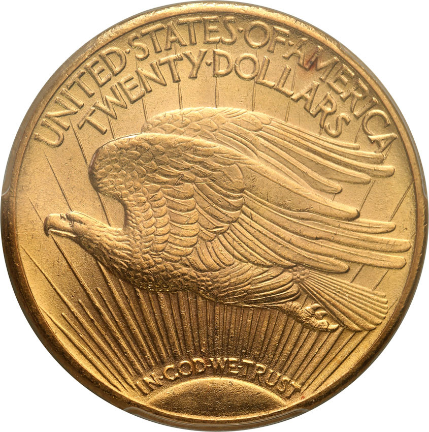 USA 20 dolarów 1924 Filadelfia PCGS MS64